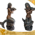 Garden Bronze Mermaid Fountain GBF-G074V